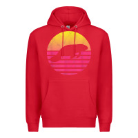 Red classic manatee gift t shirt Premium Hoodie - linhVisuals