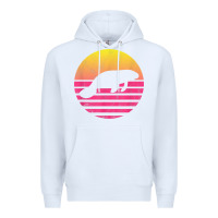 White classic manatee gift t shirt Premium Hoodie - linhVisuals
