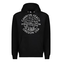 Black cannon beach 1956 oregon clatsop sweatshirt Premium Hoodie - linhVisuals