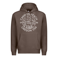 Coffee cannon beach 1956 oregon clatsop sweatshirt Premium Hoodie - linhVisuals