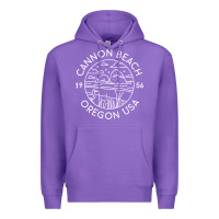Purple cannon beach 1956 oregon clatsop sweatshirt Premium Hoodie - linhVisuals