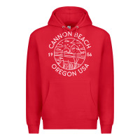 Red cannon beach 1956 oregon clatsop sweatshirt Premium Hoodie - linhVisuals