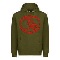 Army Green Third Eye Blind Classic Premium Hoodie - linhVisuals