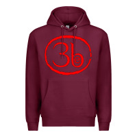 Burgundy Third Eye Blind Classic Premium Hoodie - linhVisuals