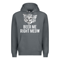 Rock beer me right meow Premium Hoodie - linhVisuals