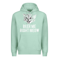 Seafoam beer me right meow Premium Hoodie - linhVisuals