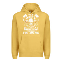 Antique Gold i'm a carpenter i don't stop   funny carpentry woodworking t shirt Premium Hoodie - linhVisuals