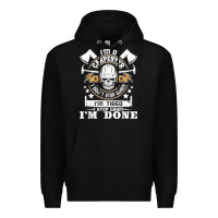 Black i'm a carpenter i don't stop   funny carpentry woodworking t shirt Premium Hoodie - linhVisuals