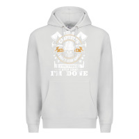 Dove Grey i'm a carpenter i don't stop   funny carpentry woodworking t shirt Premium Hoodie - linhVisuals