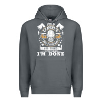 Rock i'm a carpenter i don't stop   funny carpentry woodworking t shirt Premium Hoodie - linhVisuals
