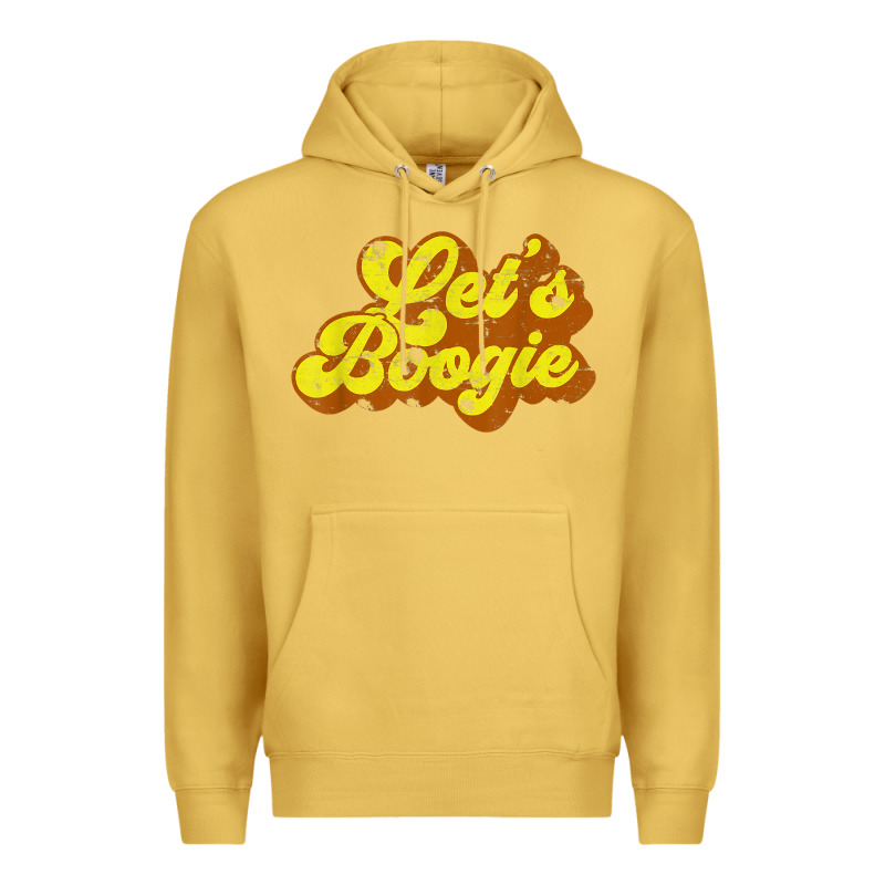 Lets Boogie Shirt Vintage Dancing 1980s Disco Themed Party T Shirt Premium Hoodie by linhVisuals | Teevron