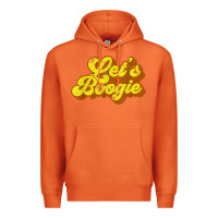 Carrot lets boogie shirt vintage dancing 1980s disco themed party t shirt Premium Hoodie - linhVisuals