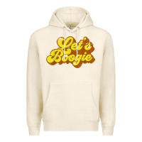 Tofu lets boogie shirt vintage dancing 1980s disco themed party t shirt Premium Hoodie - linhVisuals