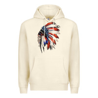 Sandshell 4th of July Indian Headdress Gypsy Spirit Skull Premium Hoodie - Jasminsmagicworld