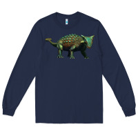 Navy ankylosaurus Long Sleeve Tee - Artiststas