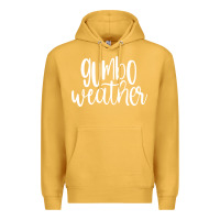 Mustard gumbo weather season in louisiana acadiana cajun lifestyle sweatshirt Premium Hoodie - linhVisuals