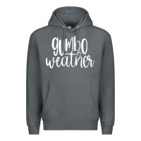 Rock gumbo weather season in louisiana acadiana cajun lifestyle sweatshirt Premium Hoodie - linhVisuals