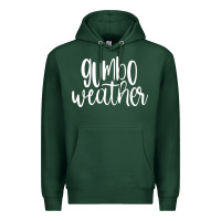 Gumbo Weather Season In Louisiana Acadiana Cajun Lifestyle Sweatshirt Premium Hoodie | Teevron