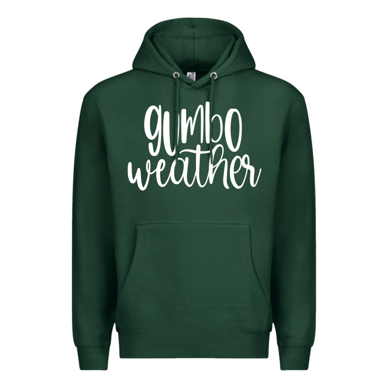 Gumbo Weather Season In Louisiana Acadiana Cajun Lifestyle Sweatshirt Premium Hoodie by linhVisuals | Teevron