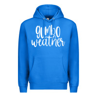 True Royal gumbo weather season in louisiana acadiana cajun lifestyle sweatshirt Premium Hoodie - linhVisuals