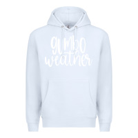 White gumbo weather season in louisiana acadiana cajun lifestyle sweatshirt Premium Hoodie - linhVisuals
