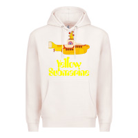 Pale Pink Yellow Submarine Premium Hoodie - linhVisuals