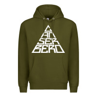 Army Green Canserbero Premium Hoodie - linhVisuals