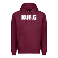 Burgundy Korg Keyboard Premium Hoodie - linhVisuals