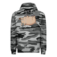 Slate Camo spider pig Premium Hoodie - linhVisuals