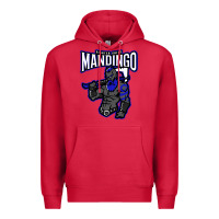 Cardinal mandingo fighter chief, liberian superhero, african ancestry premium t Premium Hoodie - linhVisuals
