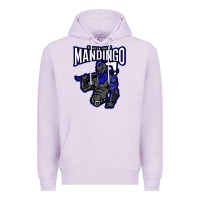 Lilac mandingo fighter chief, liberian superhero, african ancestry premium t Premium Hoodie - linhVisuals