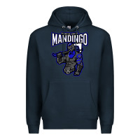Navy mandingo fighter chief, liberian superhero, african ancestry premium t Premium Hoodie - linhVisuals