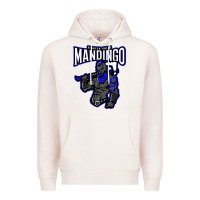 Pale Pink mandingo fighter chief, liberian superhero, african ancestry premium t Premium Hoodie - linhVisuals