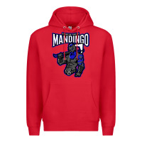 Red mandingo fighter chief, liberian superhero, african ancestry premium t Premium Hoodie - linhVisuals