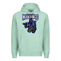 Seafoam mandingo fighter chief, liberian superhero, african ancestry premium t Premium Hoodie - linhVisuals