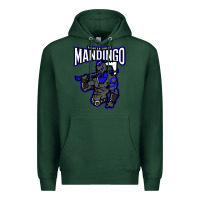 Sports Green mandingo fighter chief, liberian superhero, african ancestry premium t Premium Hoodie - linhVisuals