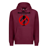 Burgundy stranger no demogorgons Premium Hoodie - linhVisuals