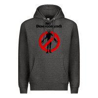 Charcoal Heather stranger no demogorgons Premium Hoodie - linhVisuals