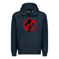 Navy stranger no demogorgons Premium Hoodie - linhVisuals