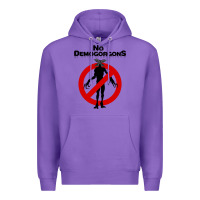 Purple stranger no demogorgons Premium Hoodie - linhVisuals