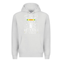 Dove Grey womens proud daughter of a vietnam veteran freedom isn't free v neck t Premium Hoodie - linhVisuals