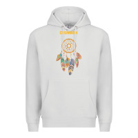 Dove Grey chumash tribe native american indian vintage dream catcher t shirt Premium Hoodie - linhVisuals