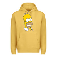 Antique Gold the simpsons homer simpson face sweatshirt Premium Hoodie - linhVisuals
