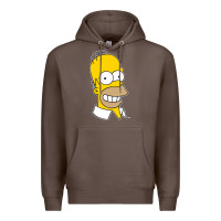 Coffee the simpsons homer simpson face sweatshirt Premium Hoodie - linhVisuals
