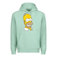 Seafoam the simpsons homer simpson face sweatshirt Premium Hoodie - linhVisuals