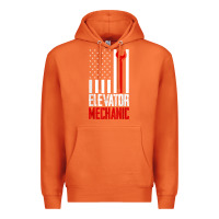Carrot elevator mechanic american flag gift for elevator technician t shirt Premium Hoodie - linhVisuals