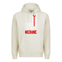 Oatmeal Heather elevator mechanic american flag gift for elevator technician t shirt Premium Hoodie - linhVisuals