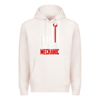 Pale Pink elevator mechanic american flag gift for elevator technician t shirt Premium Hoodie - linhVisuals