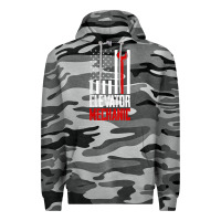 Slate Camo elevator mechanic american flag gift for elevator technician t shirt Premium Hoodie - linhVisuals