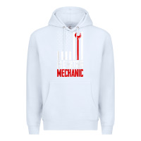 White elevator mechanic american flag gift for elevator technician t shirt Premium Hoodie - linhVisuals
